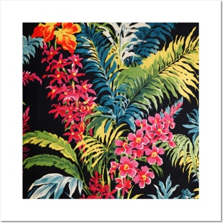 Tropical Hawaiian Flowers Posters and Art